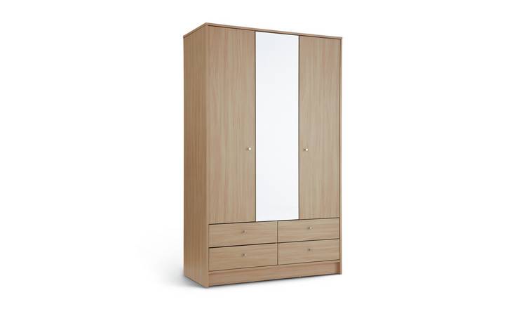 Argos beech store wardrobe