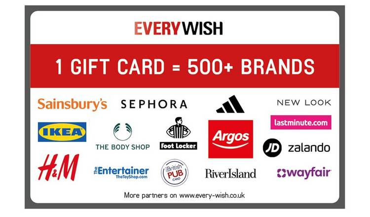 EVERYWISH 100 GBP Gift Card