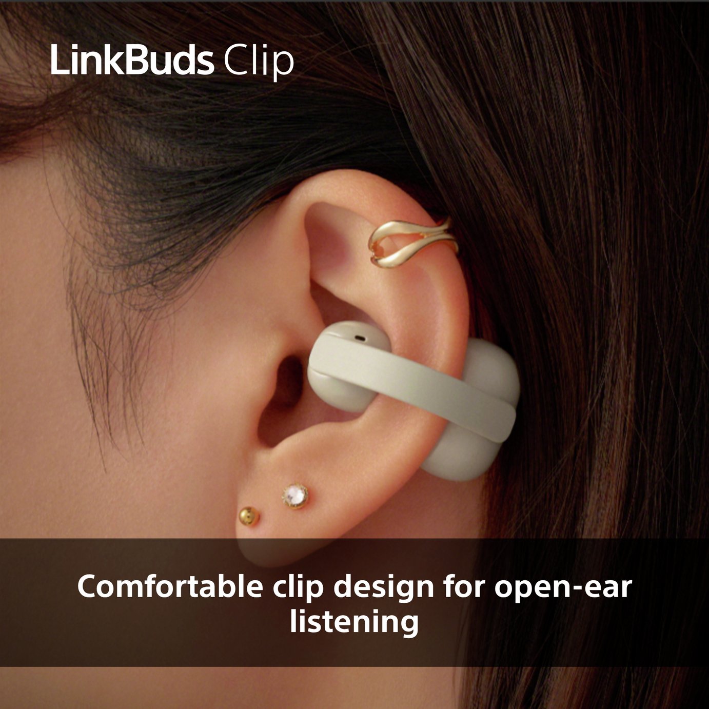 Buy Sony LinkBuds Clip Open-Ear True Wireless Earbuds - Black