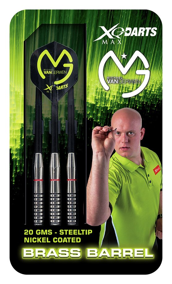 Michael Van Gerwen 20g Nickel Coated Brass Darts