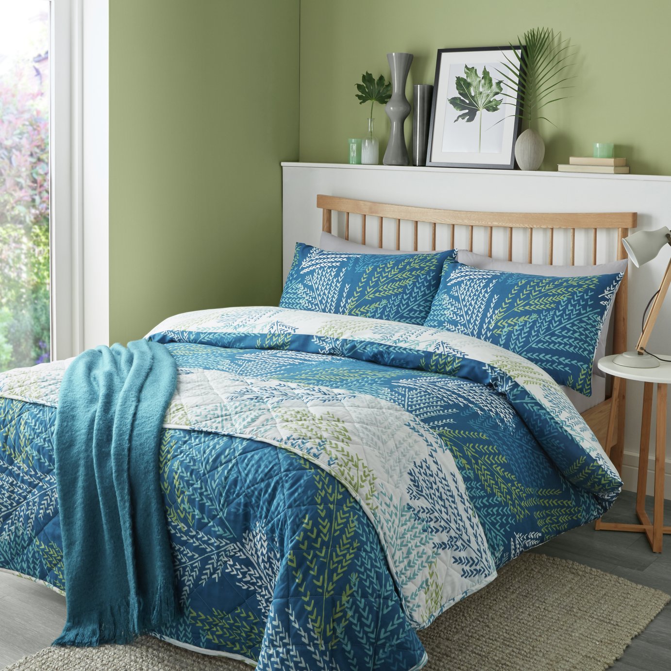 Fusion Alena Teal Bedding Set Double 7920248 Argos Price