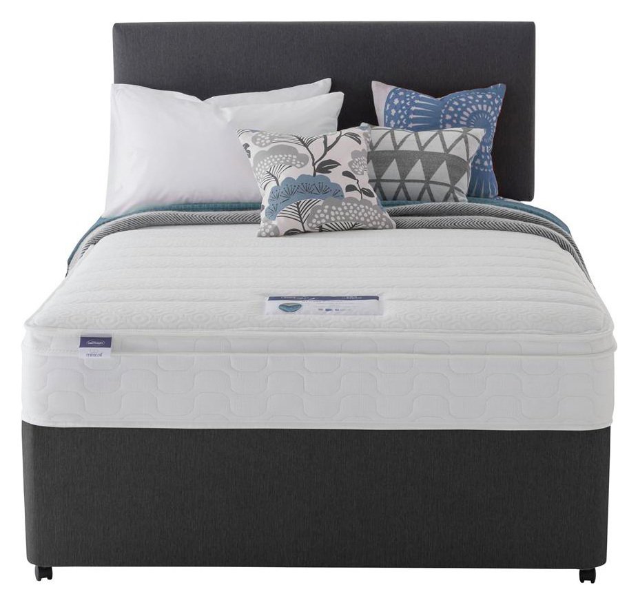 Silentnight Travis Memory 2Drw Charcoal Divan Bed Review