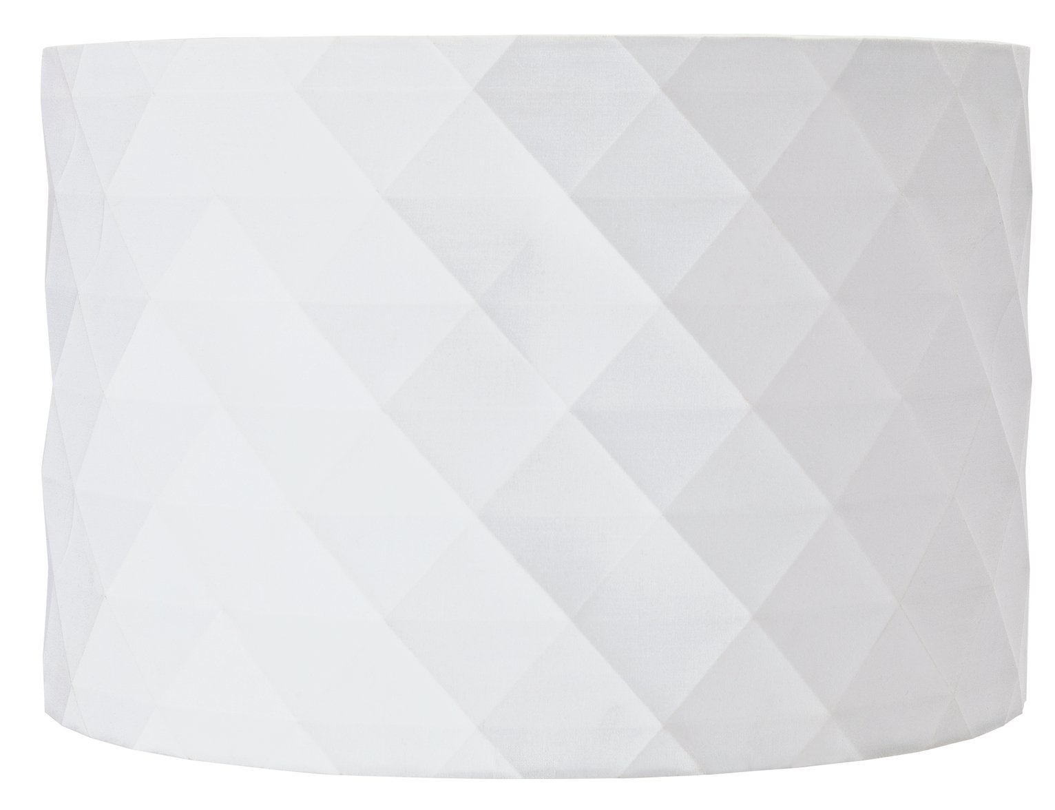 Argos Home Diamond Patterned Shade - White