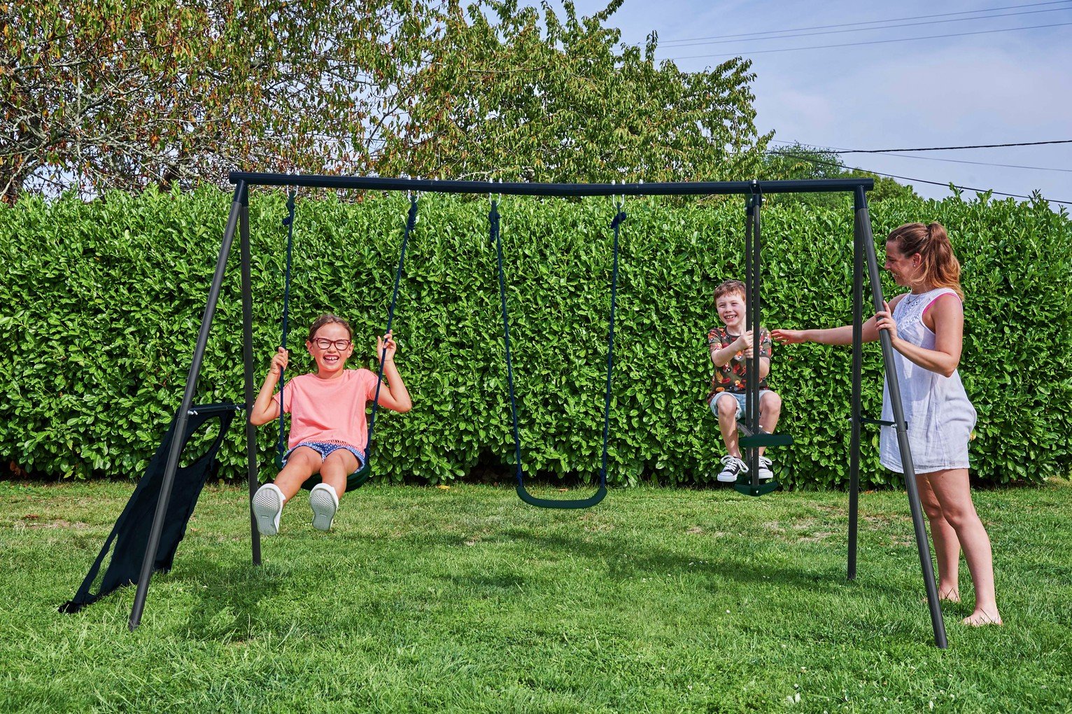 Chad Valley Kids Garden Glider and Swing Set Review