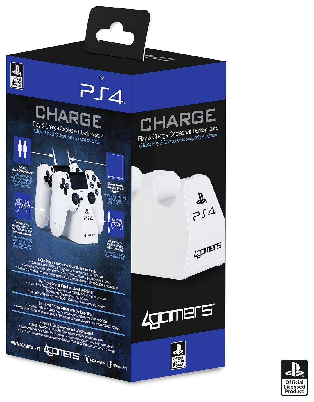 4gamers Twin Play & Charge PS4 Cables and Stand Reviews
