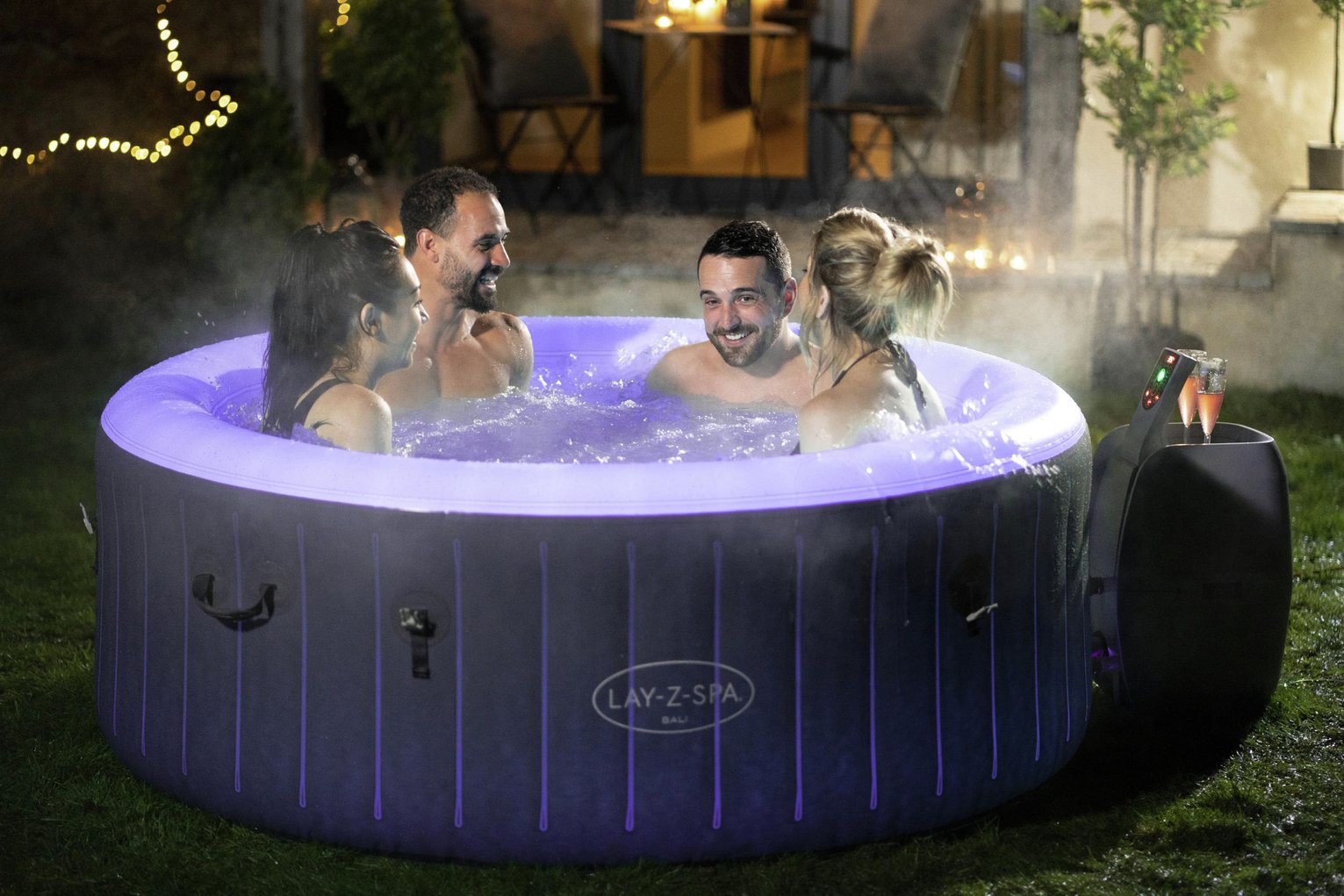 Lay Z Spa Bali 4 Person LED Hot Tub -Pick up In Store Only