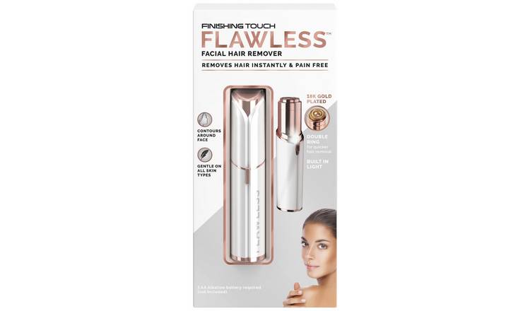 Buy Finishing Touch Flawless Dry Cordless Facial Trimmer, Womens trimmers