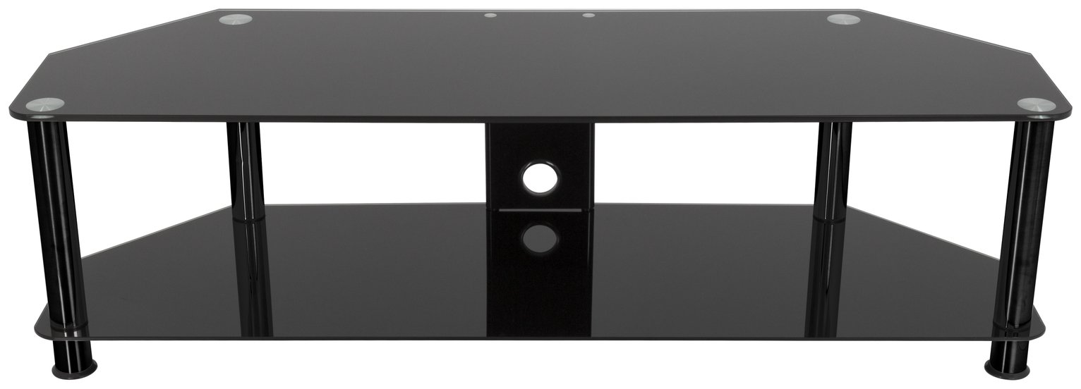 AVF Classic Up to 65 Inch Tempered Glass TV Stand - Black