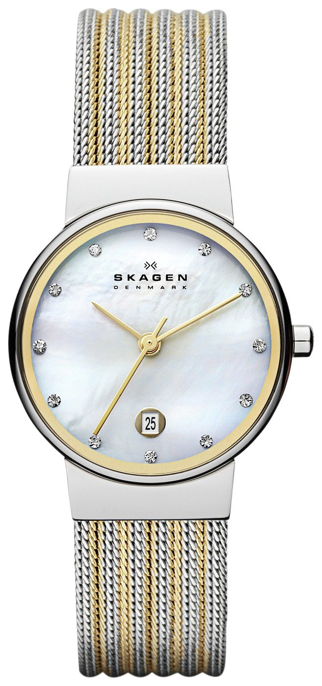 Skagen Ladies' 35SSGS Ancher Mesh Two Colour Strap Watch Reviews