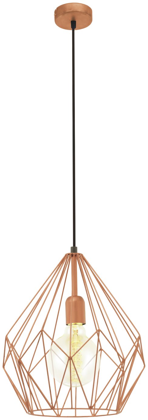 Eglo Carlton Pendant Light - Copper