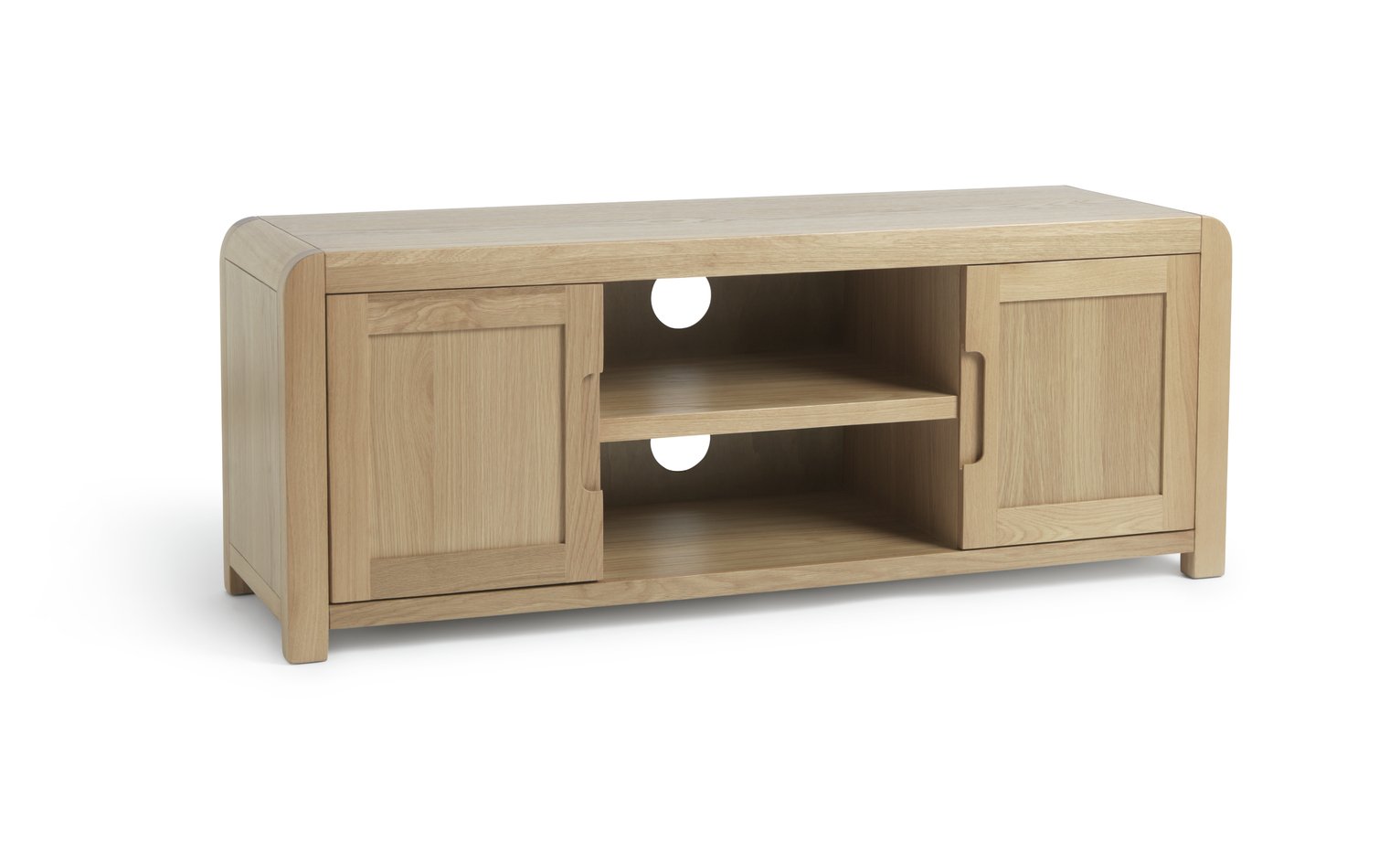 Habitat Novara Large TV Unit - Oak Veneer