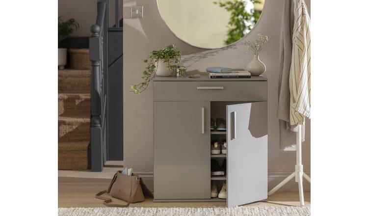 Grey shoe cabinet argos hot sale