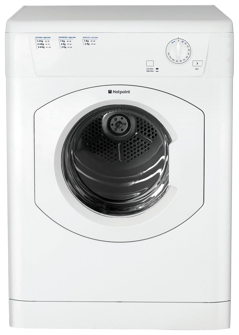 Hotpoint FETV60CP 6KG Vented Tumble Dryer - White