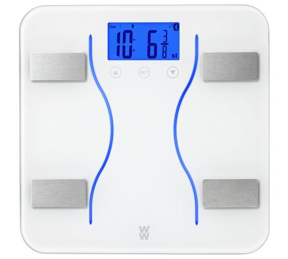 WW Bluetooth Smart Bathroom Scales White (7925092) Argos Price