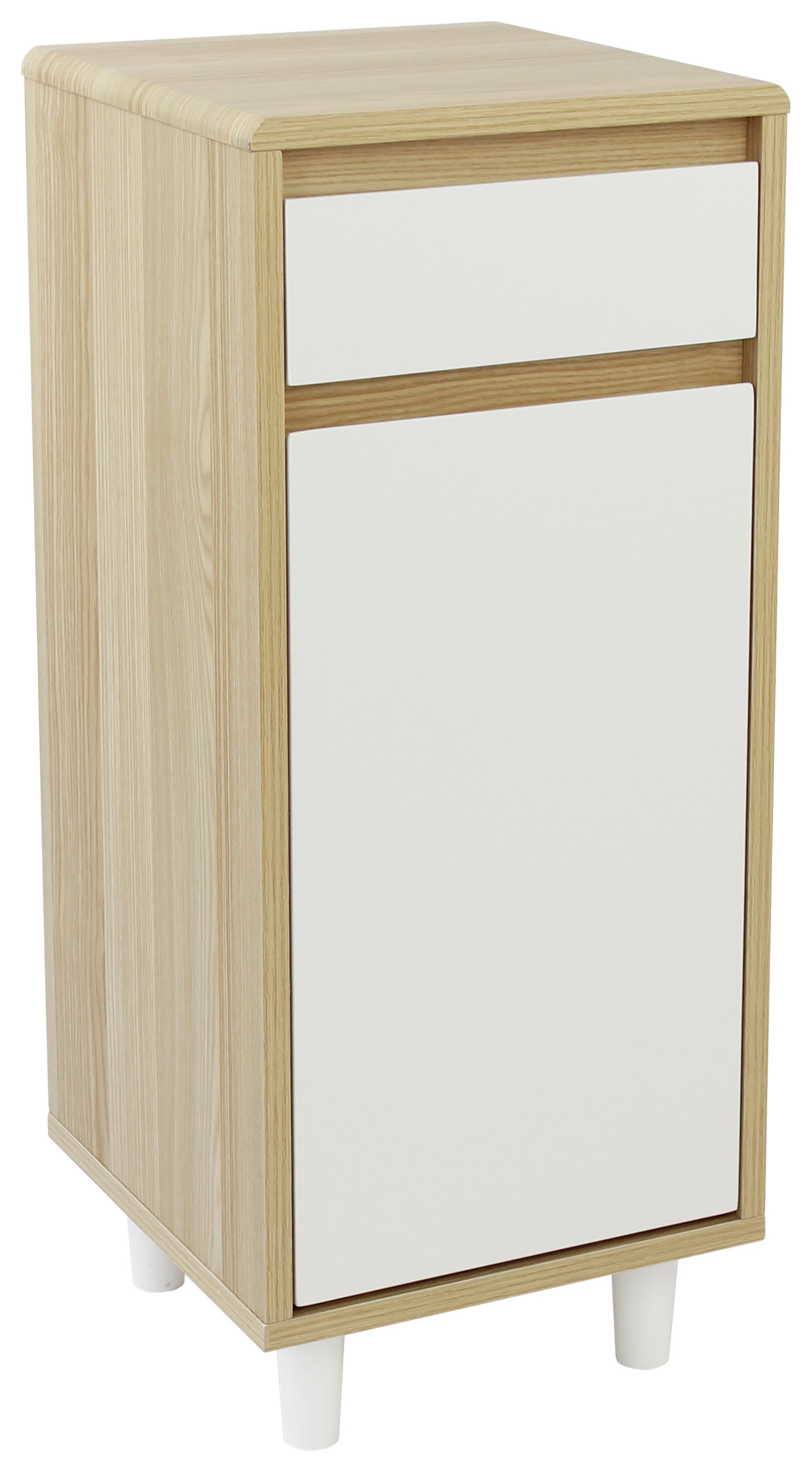 Argos Home Caleb 1 Door 1 Drawer Cabinet - Two Tone