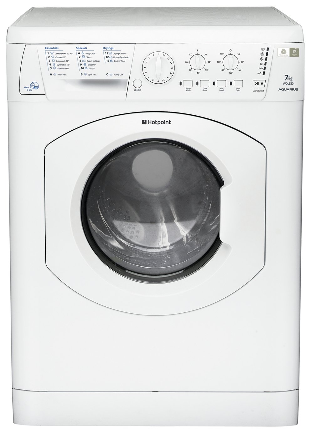 Hotpoint WDL520PUKC 6kg / 5kg Washer Dryer