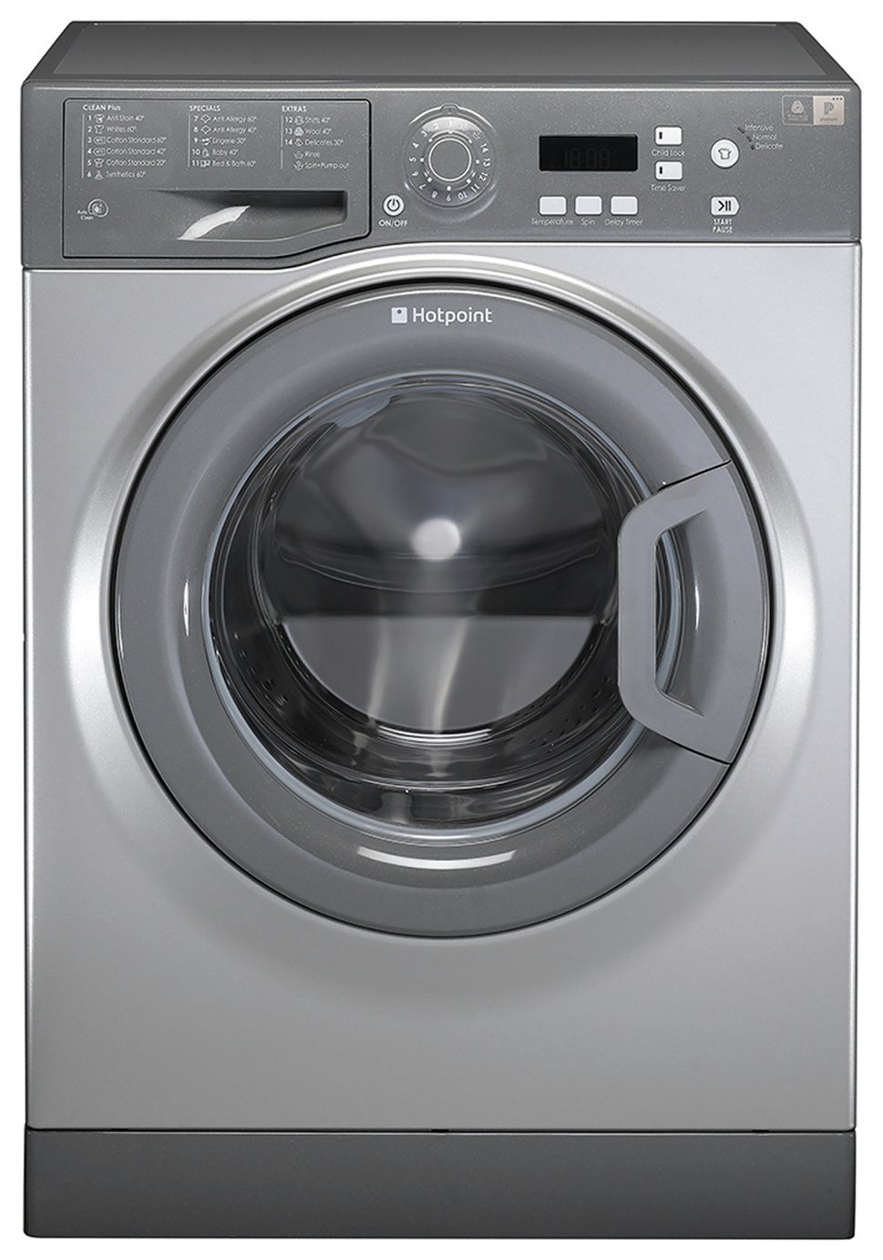 Hotpoint WMAQF721G 7KG 1200 Spin Washing Machine - Graphite