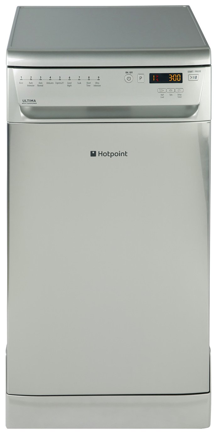 Hotpoint SIUF32120X Slimline Dishwasher - Stainless Steel