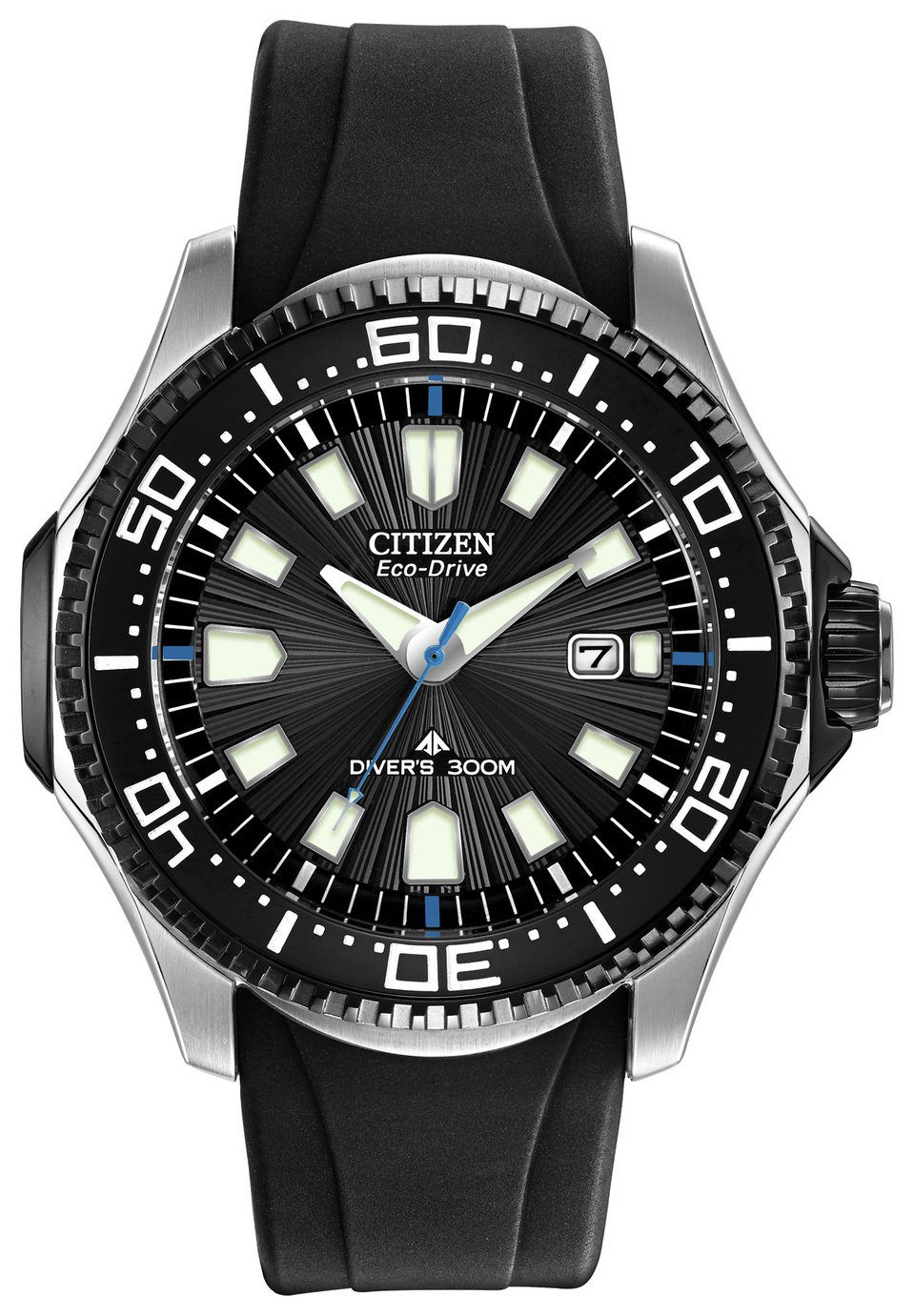 Citizen Eco-Drive Men's Rotating Bezel Black Silicone Watch Review