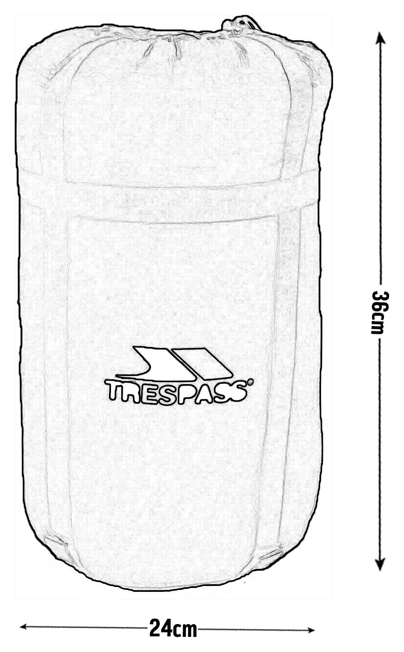Trespass Extra Wide Cowl 350GSM Sleeping Bag Reviews