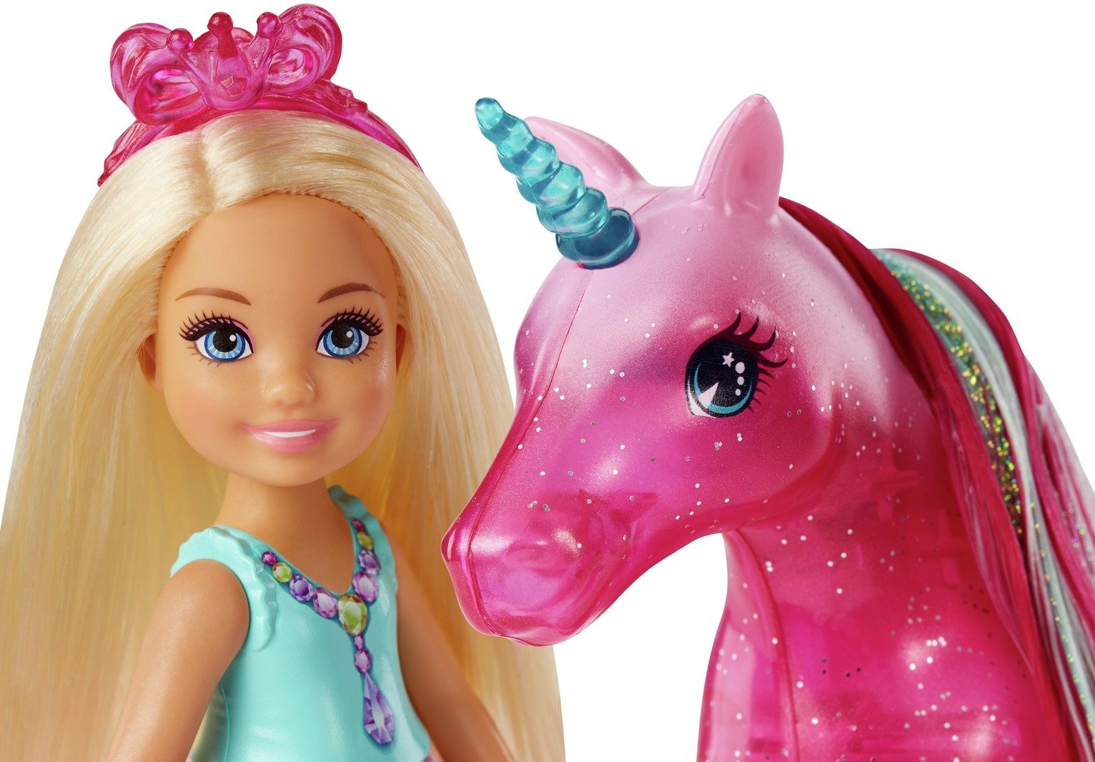 chelsea doll with unicorn