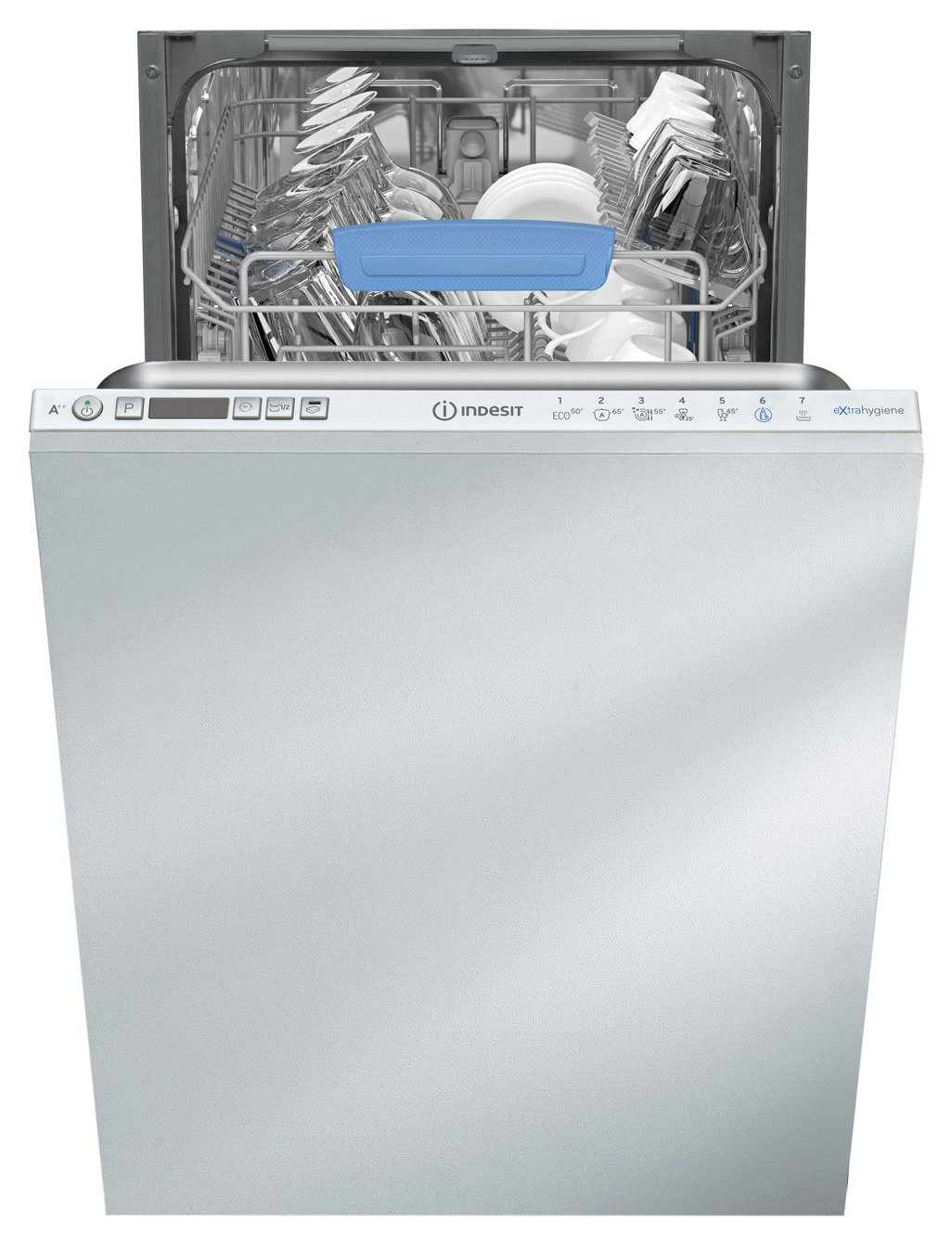 Indesit DISR57M96Z Slimline Integrated Dishwasher - White