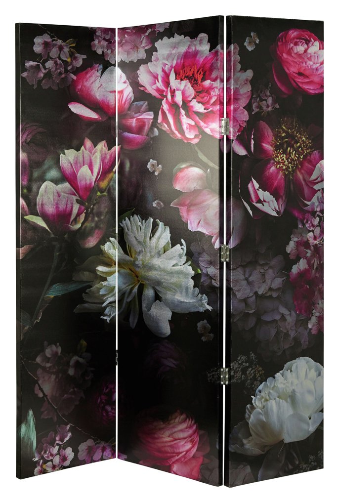 Arthouse Momoka Floral Folding Screen - Pink