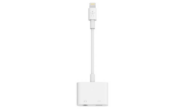 Buy Belkin 3.5mm Audio and Charge Adapter For iPhone White