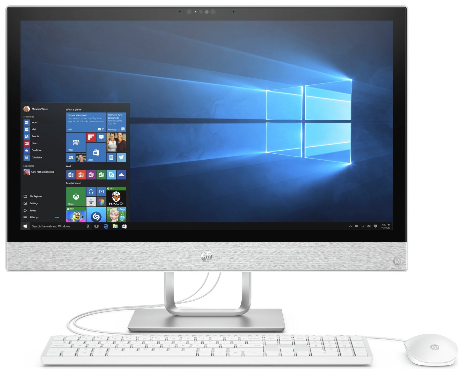 HP Pavilion 23.8 IN Intel Optane i5 8GB 1TB All-in-One PC