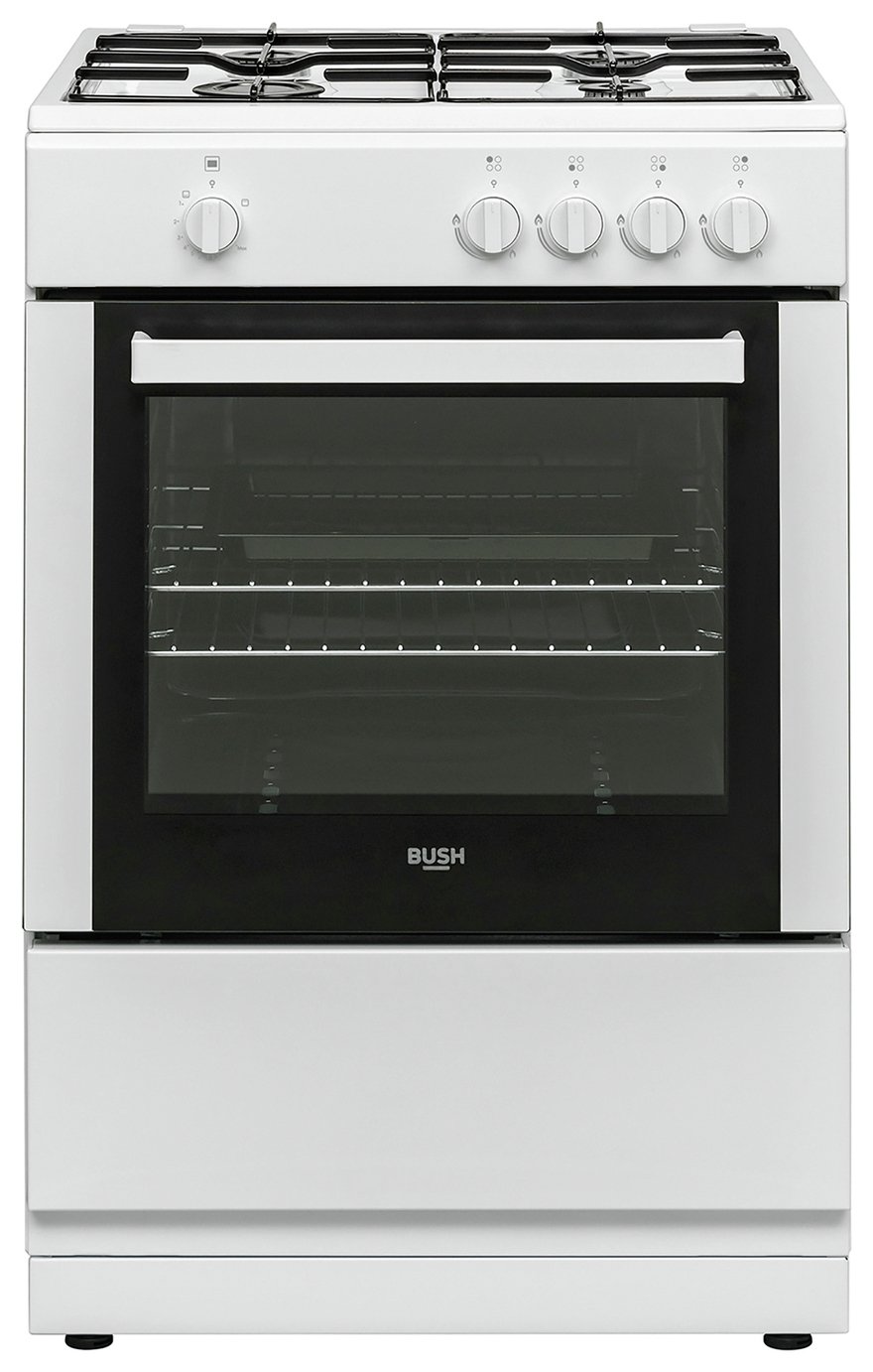 Bush BGC60SW Single Gas Cooker - White