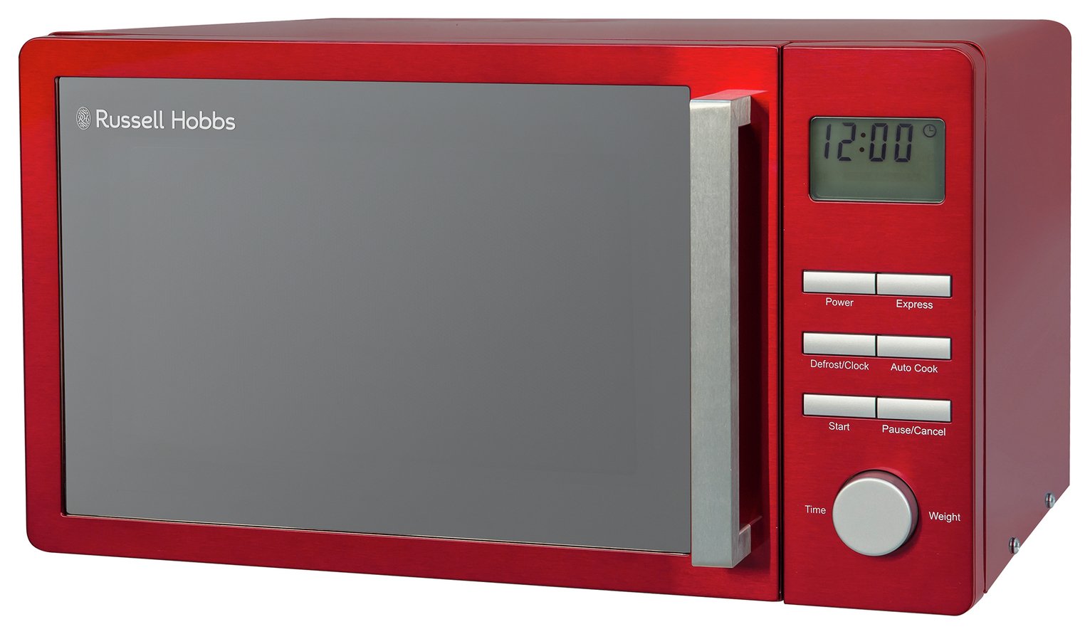 Russell Hobbs Luna 800W Standard Microwave RHMDL801R - Red