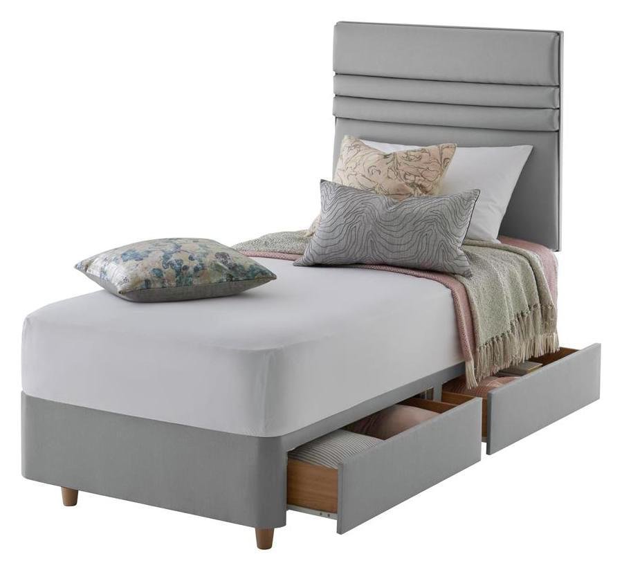 Silentnight Roma Single 2 Drawer Divan Set