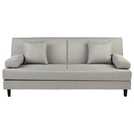 Buy Habitat Chase Fabric Clic Clac Sofa Bed - Light Grey | Sofa beds ...