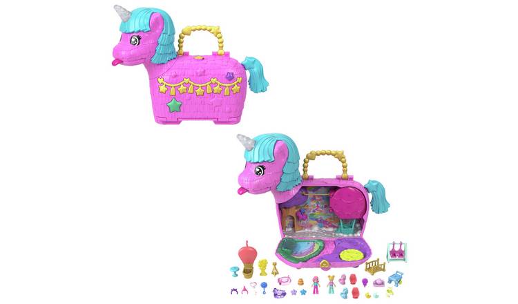 Polly Pocket Unicorn Partyland Playset & Doll Playset