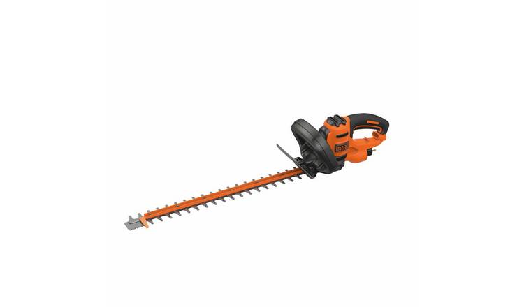 Black+Decker 500W Saw Blade Hedge Trimmer