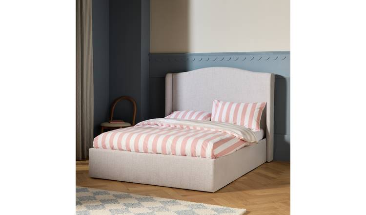Habitat Keswick Double End Lift Ottoman Bed - Cream