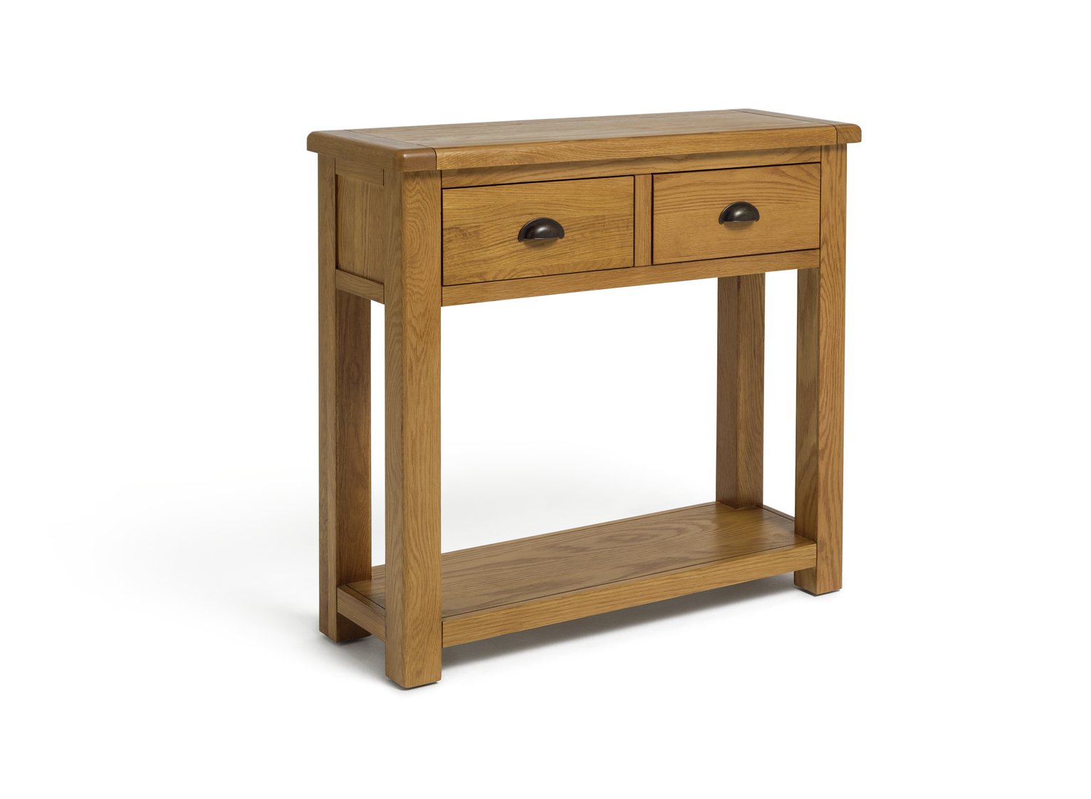 Habitat Kent 2 Drawer Console Table - Oak