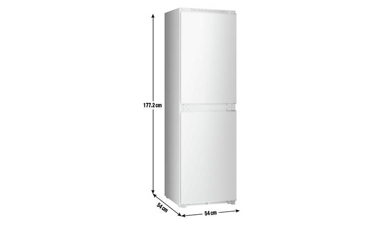 Beko BCB5050F 50:50 Integrated Frost free Fridge freezer - White