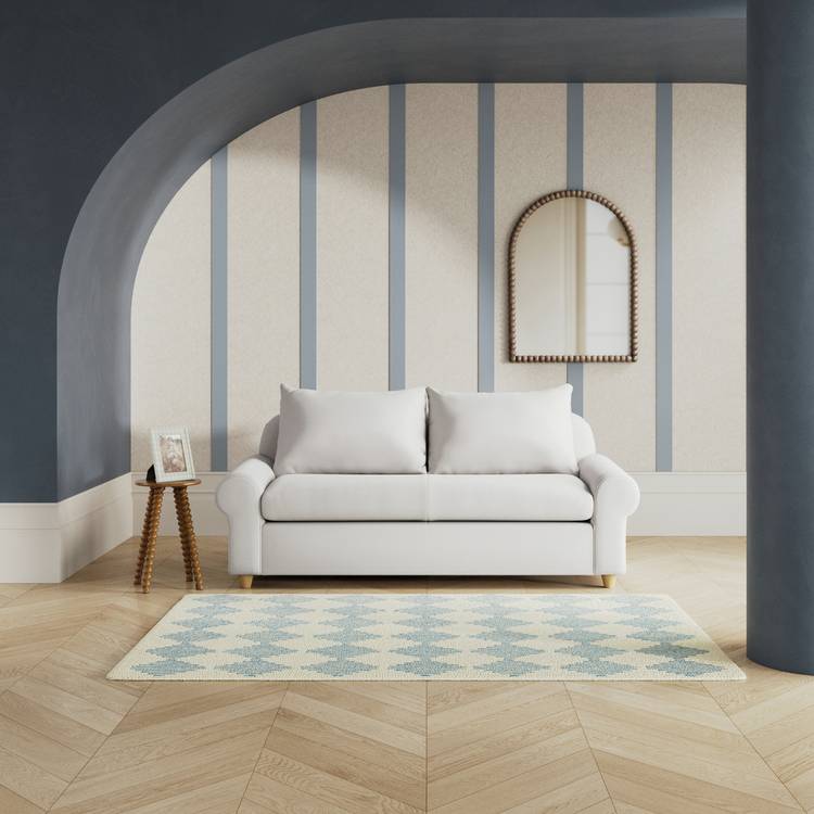 Habitat Whitby Fabric 2 Seater Sofa - Natural - Ash Leg 0