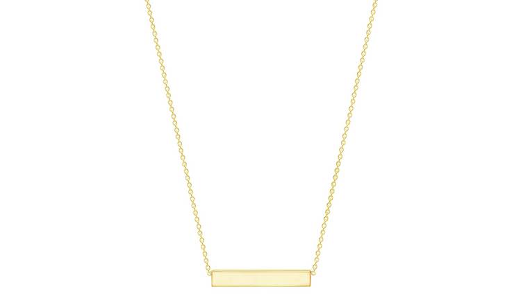 Argos engraved deals necklace