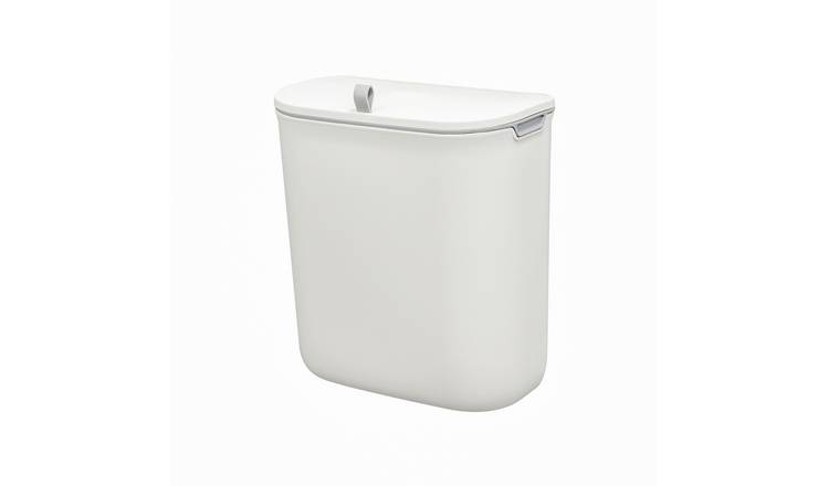 Black + Decker 7.6 Litre Cupboard Bin - White