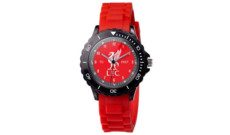 Liverpool FC Time Teacher Red Silicone Strap Watch