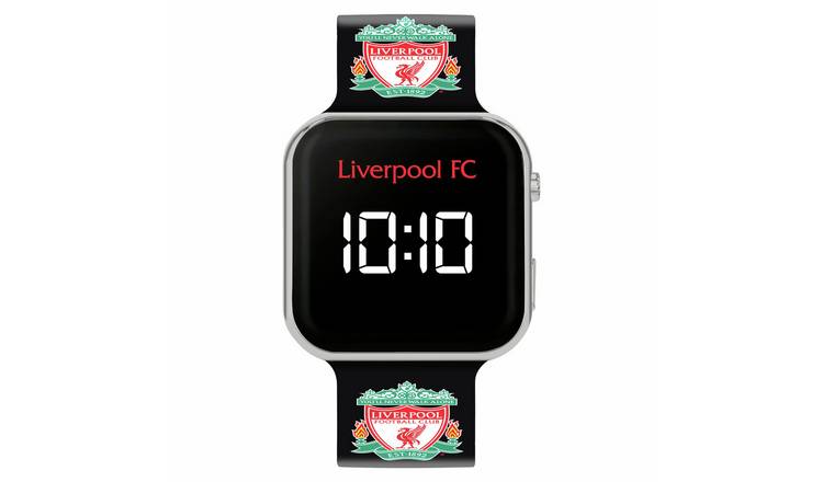 Liverpool FC Kids Club Crests Printed Strap Digital Watch