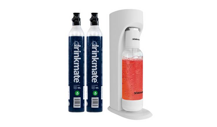 Drinkmate OmniFizz Sparkling Water Maker - Classic White