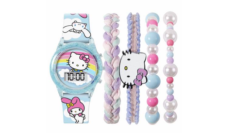 Hello Kitty and Friends Kids Digital Watch and Bracelet Set