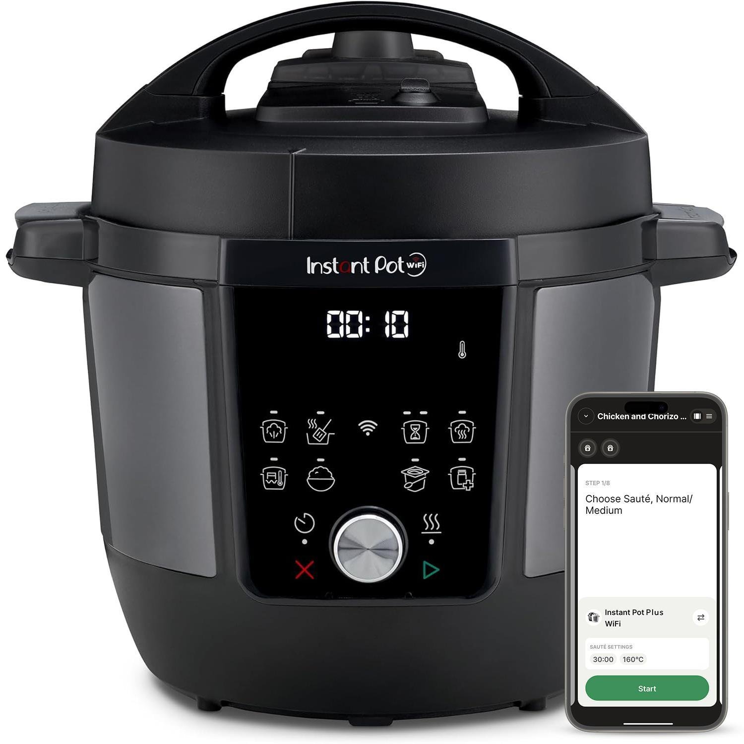 Instant Pot Plus 5.7L Multi Cooker - Black