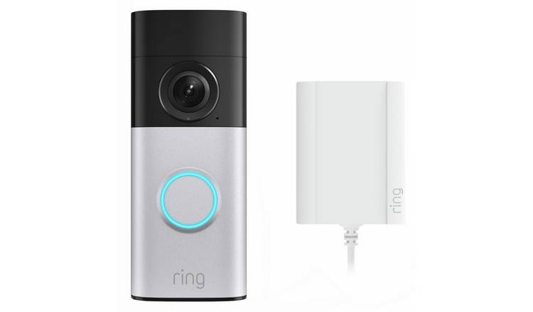 Ring Wired Video Doorbell Plus (2nd Gen) & Plug-In Adaptor