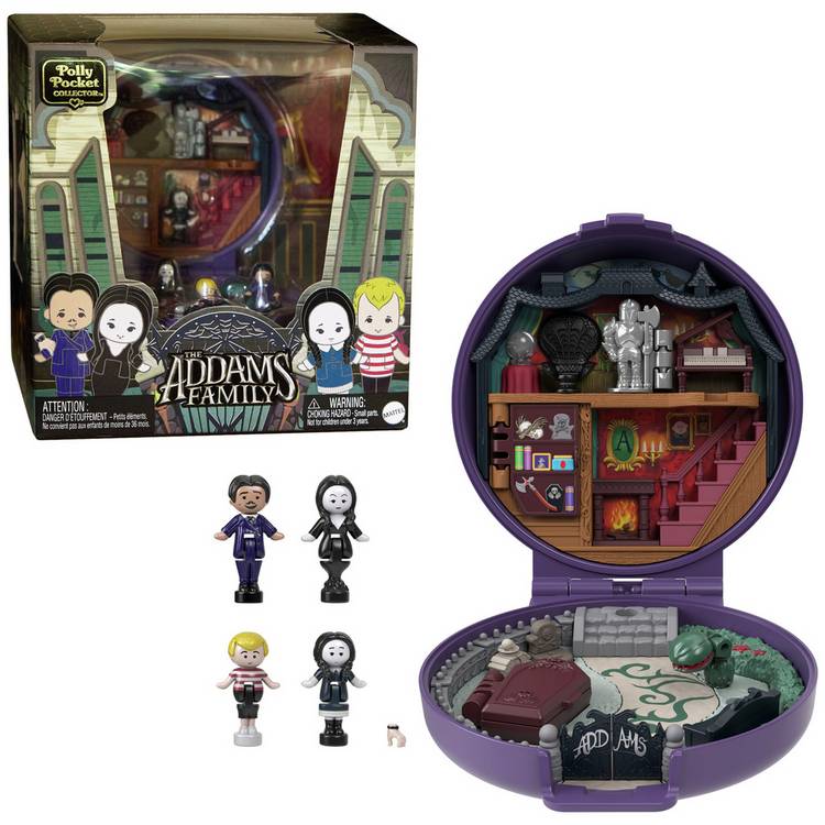 Polly Pocket Addams Family Compact Collector Dolls & Playset 0