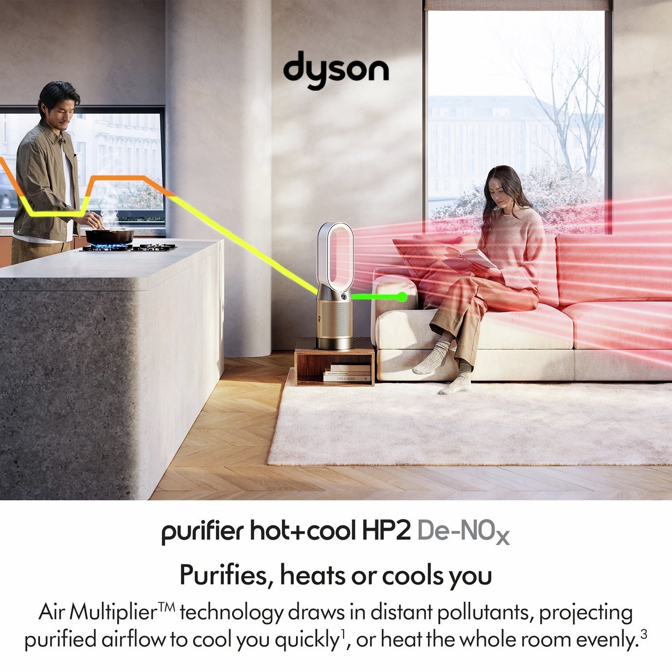 Buy Dyson Hot and Cool HP2 De Nox Air Purifier | Air purifiers | Argos