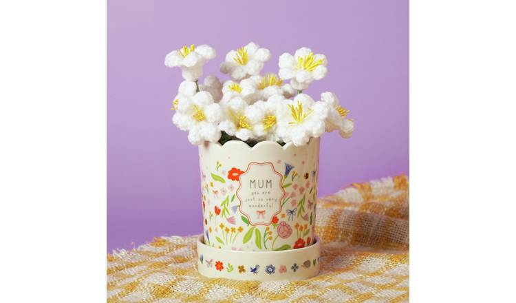 Widdop Love Life Ceramic Plant Pot - Mum